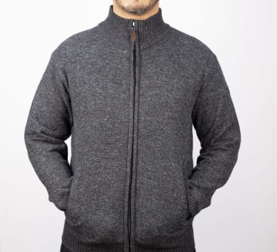SAN GIOVANNI-SWEATER FULL CIERRE SANCHA-H78 CHARCOAL1