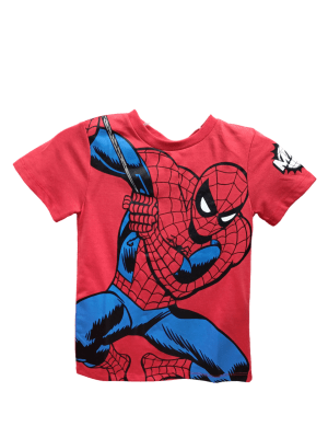 TBC V25-POLERA M/C NIÑO SALTANDO SPIDERMAN 314011364 ROJO2