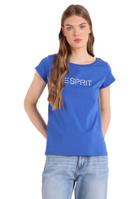 ESPRIT- POLERA MUJER 994EE1K003 AZUL2