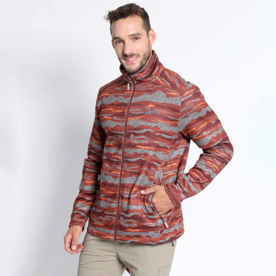 KANNU I24-POLAR QUEULAT FULL ZIP HOMBRE KNI316144N LADRILLO1