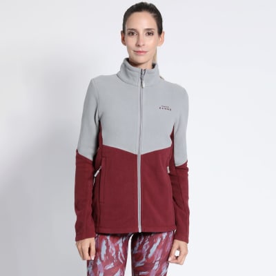 KANNU I24-POLAR VINTAGE FULL ZIPPER MUJER KNI316554N MELANGE MEDIO2