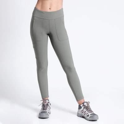KANNU I24-PANTALON CALZA SPANDEX MUJER KNI352552N GRIS MEDIO