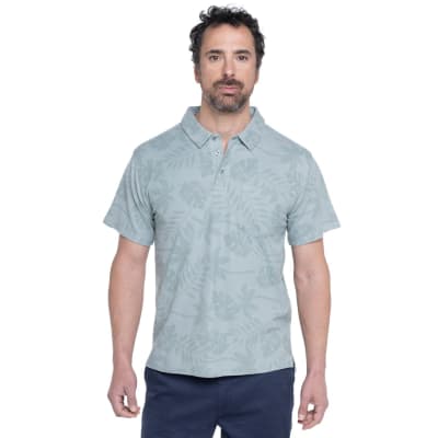 KOTTING V25-POLERA PIQUE ESTAMPADA HOMBRE KTV517200N VERDE MEDIO 5122