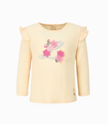 LIMONADA & BLACK AND BLUE V25-POLERA M/L VAINILLA NIÑA L1101125019032