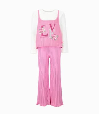 LIMONADA & BLACK AND BLUE V25-CONJUNTO CHICLE NIÑA L1122125012833