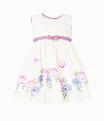 LIMONADA & BLACK AND BLUE V25-VESTIDO CRUDO BEBE NIÑA L1213125030321