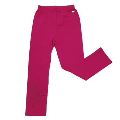 CALZA NIÑA BASICA ROSADO TALLA 10 A 161