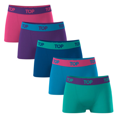 TOP V25-BOXER CORTO NIÑA PACK 5 N207P5 C1 VARIOS1