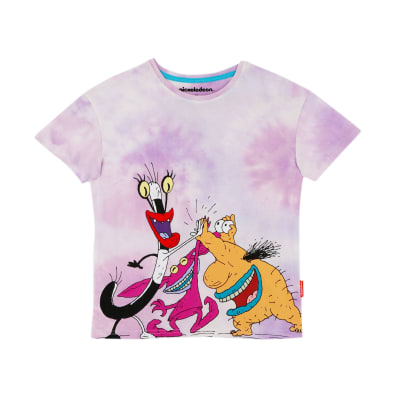 POLERA MANGA CORTA SPORT ZONE REAL MONSTERS NKTISS23001 MORADO1