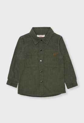 OSITO I24-CAMISA M/L COTELE  OCAOI53 OLIVE2