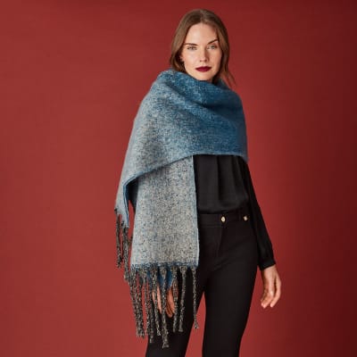 LORENZO DI PONTTI I24-BUFANDA MUJER 634002 AZUL2