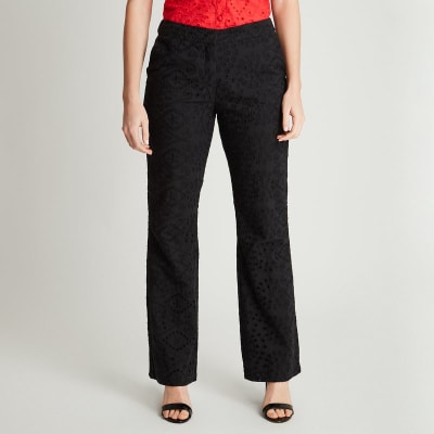 LORENZO DI PONTTI V25-PANTALON FORMAL MUJER 705006 NEGRO1