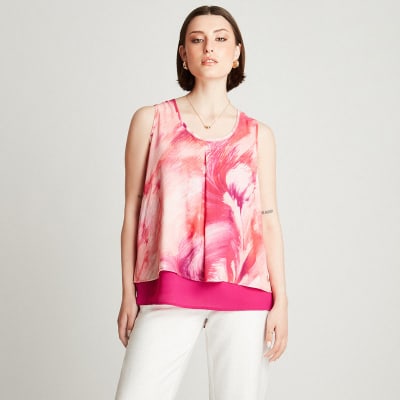 LORENZO DI PONTTI V25-BLUSA MUJER 205080 ROSADO2
