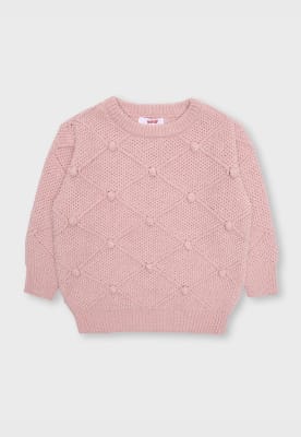 OSITO I24-SWEATER NIÑA OSWAI30 ROSADO1