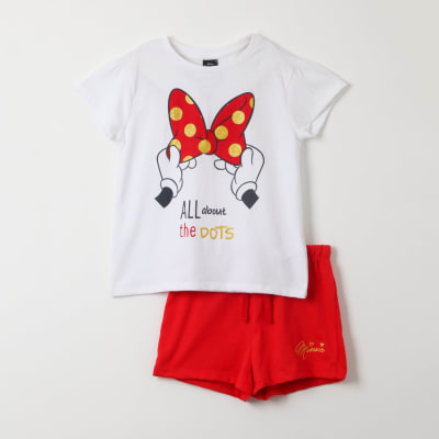 TBC V25-PIJAMA NIÑA CINTA MINNIE 308011624 BLANCO1