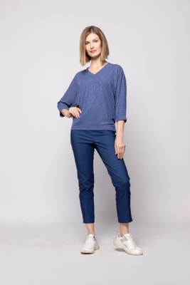 LUDOVICA V25-POLERA MUJER OD26HCHQ AZUL MARINO1