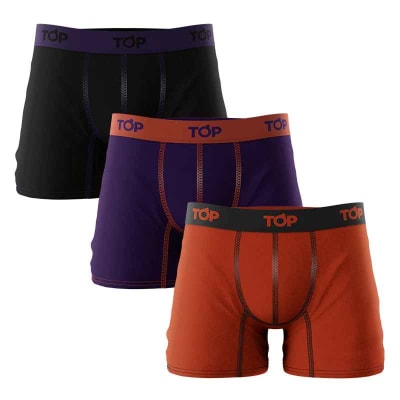 TOP-BOXER PACK 3 COTTON-LYCRA HOMBRE 208 P-3 C6 VARIOS COLORES1