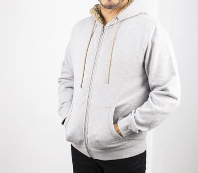 SAN GIOVANNI-POLERON CON CAPUCHA SANRON-H21 GREY1