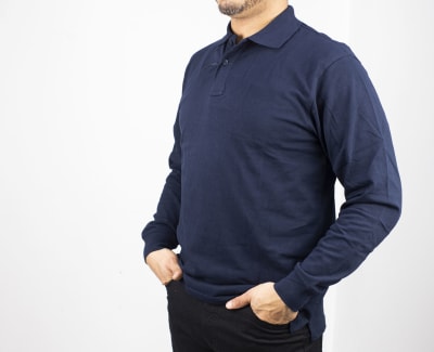 SAN GIOVANNI-POLERA PIQUE LISA ML SANPOL-H60 AZUL