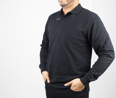 SAN GIOVANNI-POLERA PIQUE LISA ML SANPOL-H60 NEGRO2