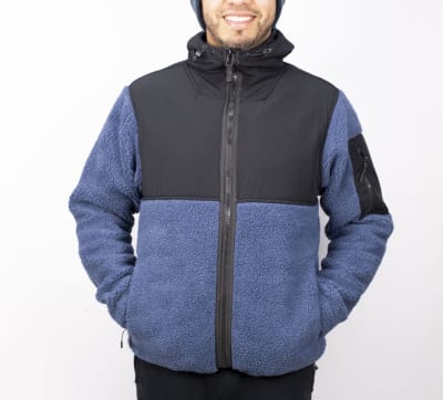 SAN GIOVANNI-POLAR CORDERITO CON CAPUCHA SANPUL-H85 BLUE2