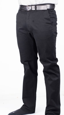 SAN GIOVANNI-PANTALON LISO INVIERNO SANPAN-H86 BLACK2