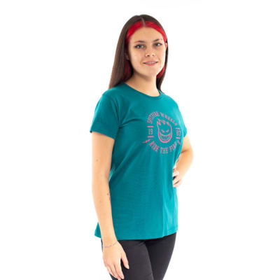 SPITFIRE POLERA MANGA CORTA MUJER SPITFIRE CELESTE2