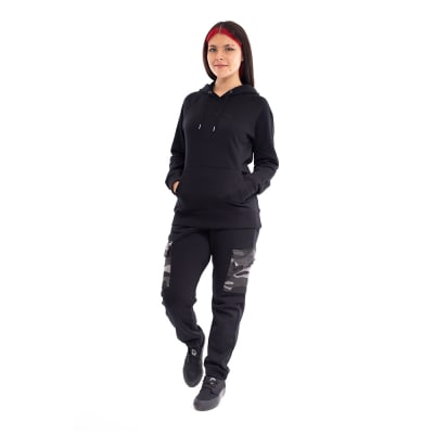 SPITFIRE - POLERON HOODIE MUJER SPITFIRE NEGRO2