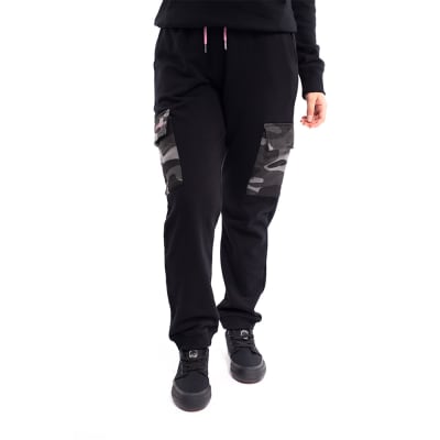 SPITFIRE- PANTALON JOGGER FLEECE MUJER SPITFIRE NEGRO(S22W7E-0122)2