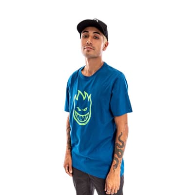 SPITFIRE- POLERA MANGA CORTA SPITFIRE HOMBRE AZUL2
