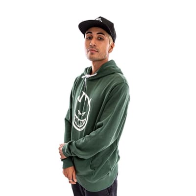 SPITFIRE -POLERON HOODIE HOMBRE VERDE OSCURO1