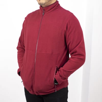 SAN GIOVANNI-MICROPOLAR DELGADO CON CIERRE SANPUL-H82 BURGANDY1