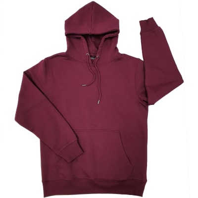 POLERON CANGURO CON CAPUCHA BURGUNDY