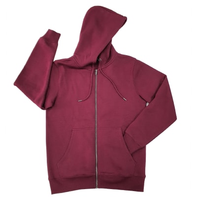 POLERON CAPUCHA C/CIERRE BURGUNDY
