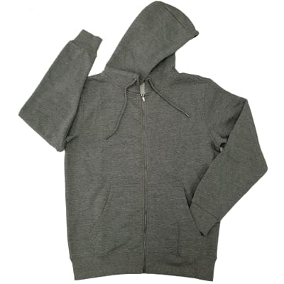 POLERON CAPUCHA C/CIERRE GREY MELANGE