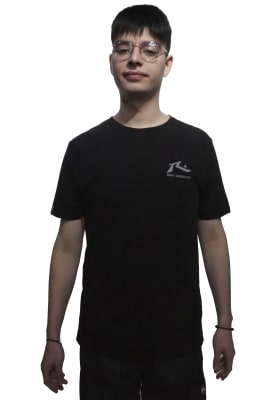 RUSTY V25-T-SHIRT POLERA RUSTY HOMBRE ALBIKA BLACK1