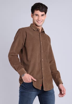 SOVIET I24-CAMISA COTELE HOMBRE SCM2752 CAFÉ2
