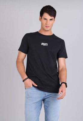 SOVIET-POLERA HOMBRE SPOH691 NEGRO