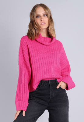 SOVIET I24-SWEATER MUJER SSWM736 FUCSIA2