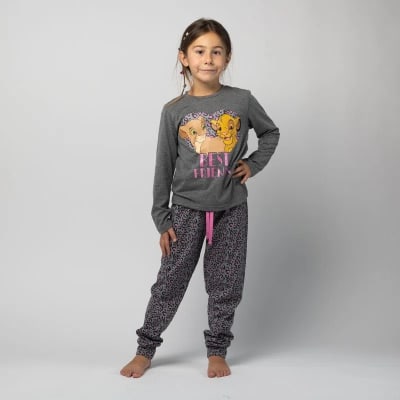 Tbc - Pijama Niña Ll Na Best Friends Lyon King Disney 301760reg Gris1