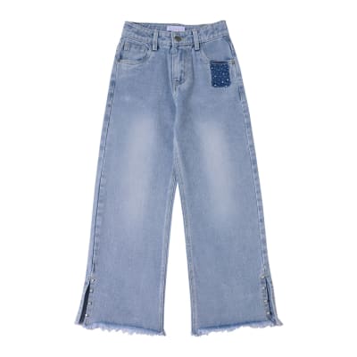 EXCEPTION V25-JEANS NIÑA ANCHO V25MP-72 DENIM1
