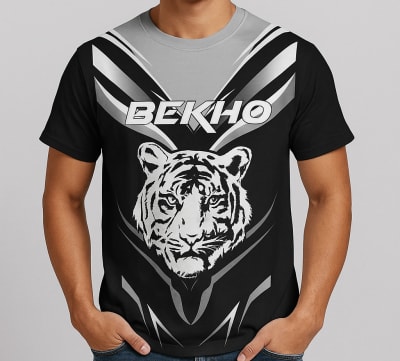 Polera Gris Tigre1