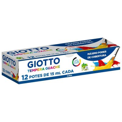 Témpera Giotto 12 Colores 15ml