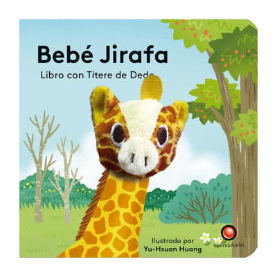 Bebé Jirafa Libro Con Títere De Dedo1