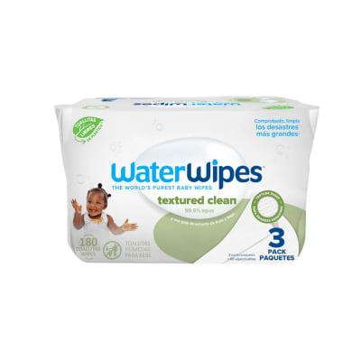 Toallas Humedas Waterwipes Textured Clean 180 Unidades