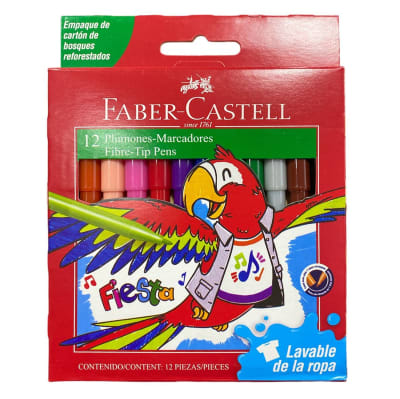 Marcadores 12 Unidades Faber Castell1