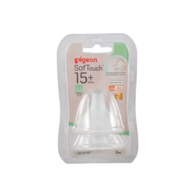 Pack Tetinas Softouch 15+ Meses LLL Pigeon1
