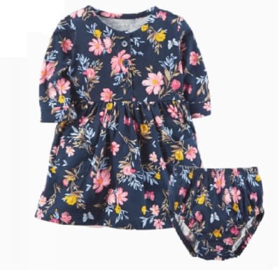 Vestido con Calzón Flores1