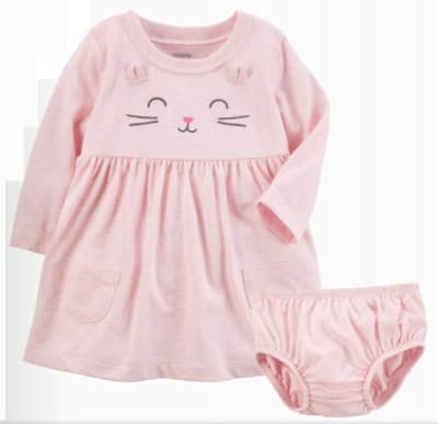 Vestido con Calzon Rosa Gatico1