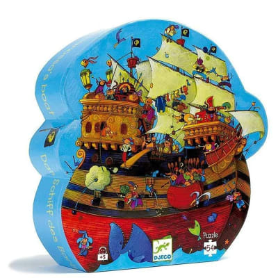 Puzzle Barco Piratas 54 Piezas Djeco1